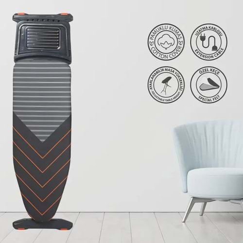 Cıngıllıoğlu Cm-930 Mabel Chrome Ütü Masası (1 Adet)