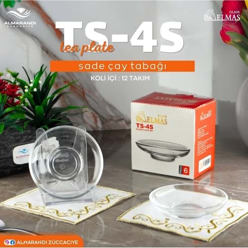 Çay Tabağı Ts-4S 10 Cm Kıg (12 Paket)