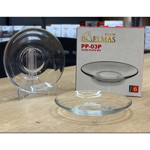 Pp-03B Sade Çay Tabağı 12 Cm (12 Paket)