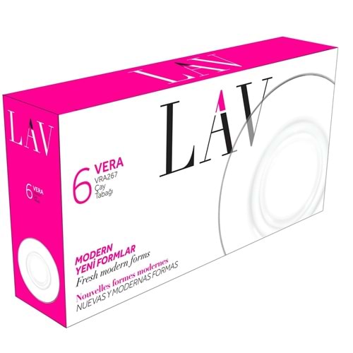 Lav Vra267F 6 Lı Çay Tabağı (12 Paket)
