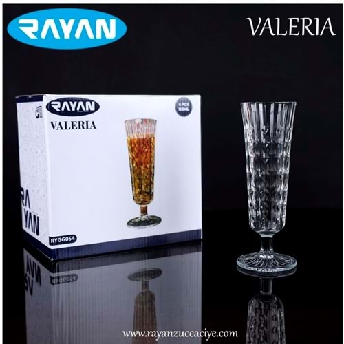 Rayan Valeria 6 Lı Flüt Bardak (6 Paket)