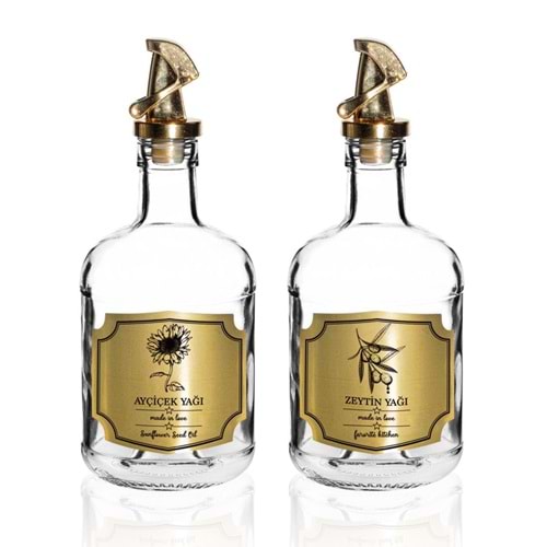 Sigma SGM10645 Moss 500CC Damlatmaz Yağlık Gold Şeffaf (12 Ad)