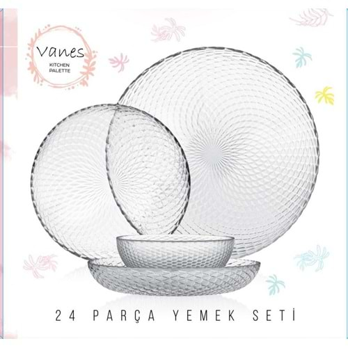 Vanes 24 Parça Aden Yemek Takımı