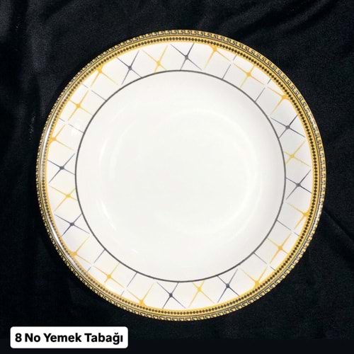 Herencıa 8 No Yemek Tabağı (48 Adet)