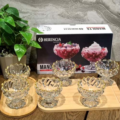 Herencıa Manolya 6 Lı Dondurmalık Ağız Boyalı (6 Paket)
