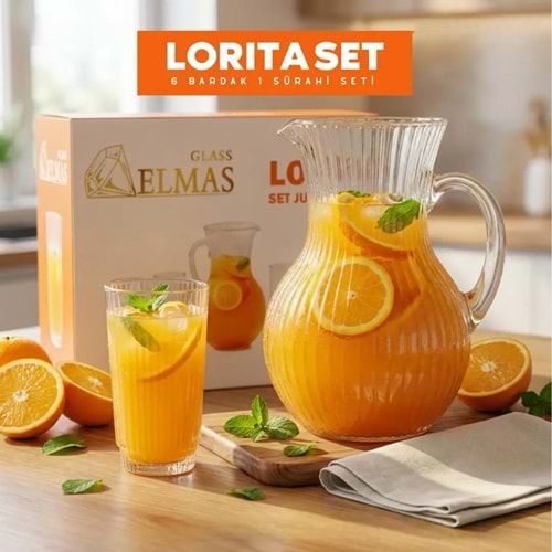 Lorita 7 Parça Su Seti (4 Paket)