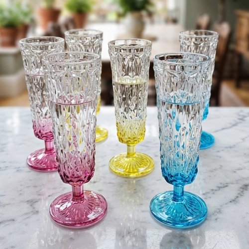 Rayan Victorıa 6 Lı Bardak Dip Boyalı (8 Paket)