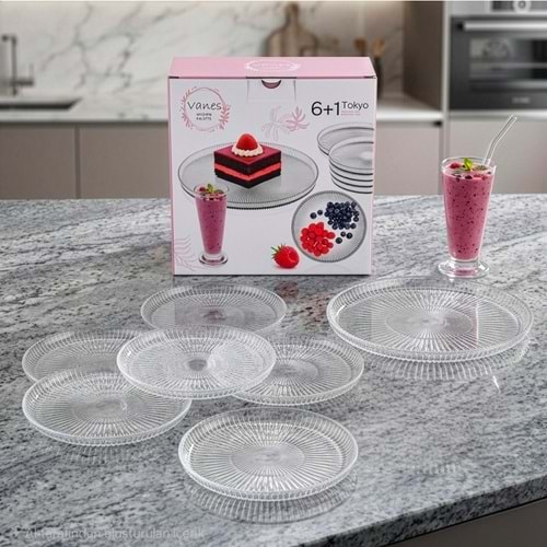 Vanes Tokyo 7 Prç 19+16 Cm Majestic Pasta Seti (6 Paket)