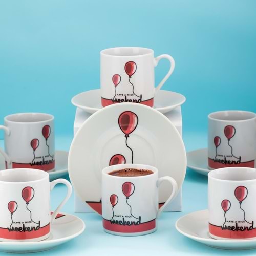 Ms Morry 03 Porselen Kahve Fincanı