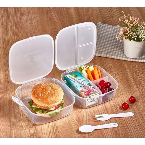 Porsima Org-148 Kiddy Şeffaf Beslenme Kutusu