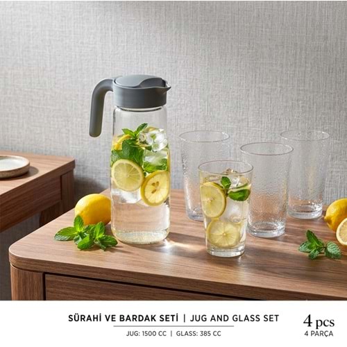 Sigma Sgm13928 Santorini 4 Lü Su Takımı (6 Paket)