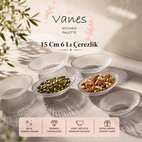 Vanes Mevsim 15 Cm Standlı Çerezlik (66 Lı)