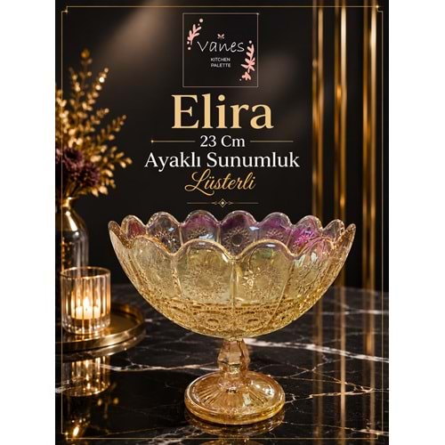 Vanes Elira Ayaklı Sunumluk Lüsterli (4 Paket)