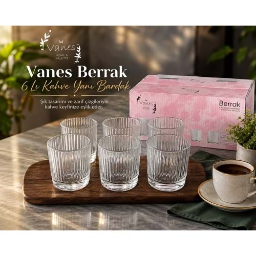 Vanes Berrak 6 Lı Meşrubat Bardak (8 Paket)