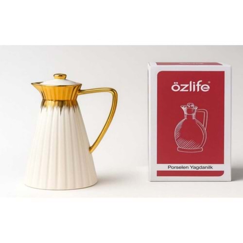 Özlife 9038 Porselen Küçük Boy Yağdanlık (24 Adet)