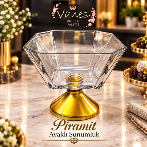 Vanes Piramit Ayaklı Sunumluk