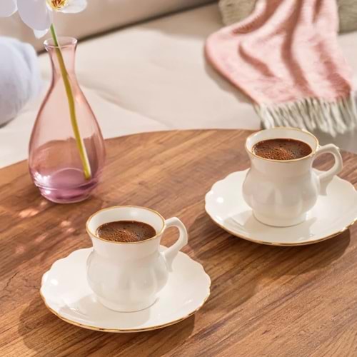 Perotti 4311 Yaldızlı Fincan Takımı 11914 (18 Paket)