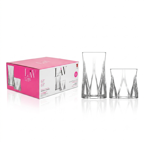 Lav Zoeys4 12 Prç Bardak Seti (4 Paket)