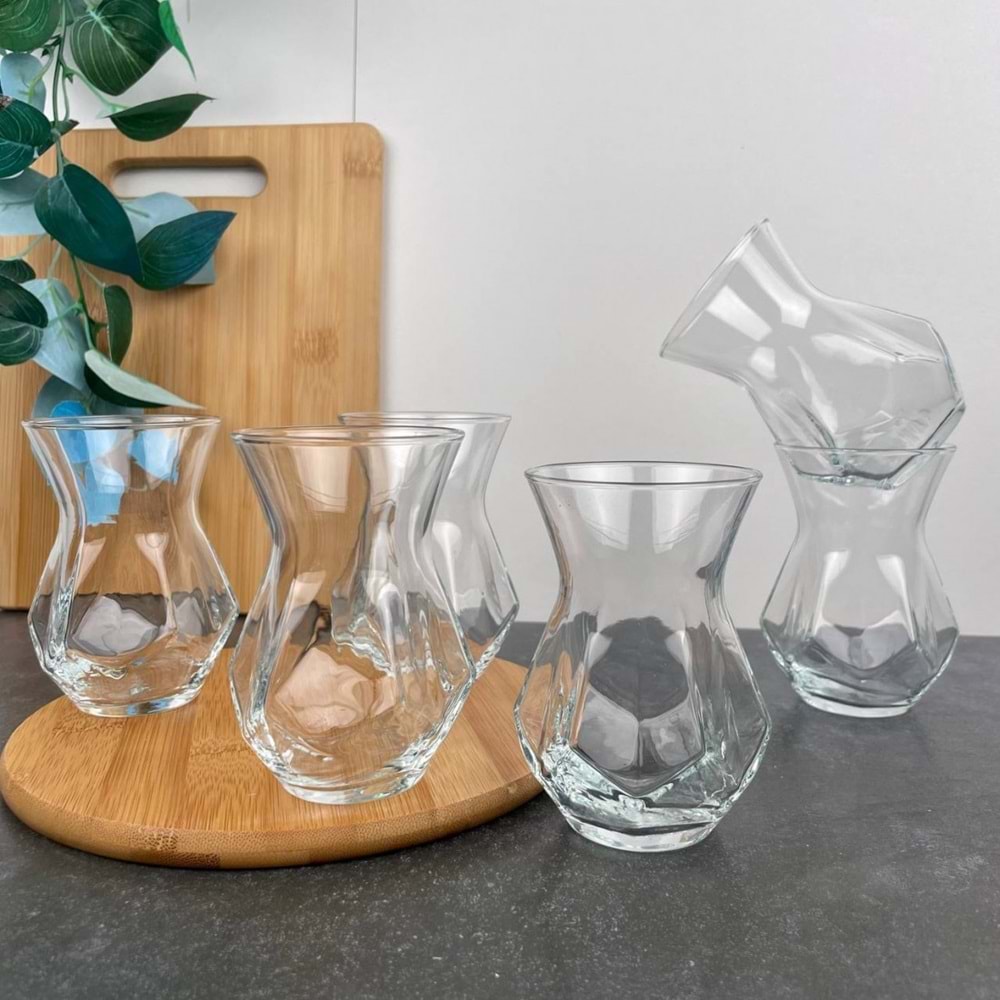 Lav Aly326E 6 Lı Çay Bardağı (8 Paket)