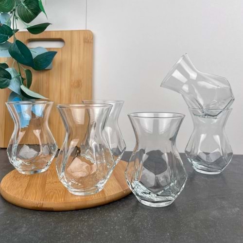 Lav Aly326E 6 Lı Çay Bardağı (8 Paket)