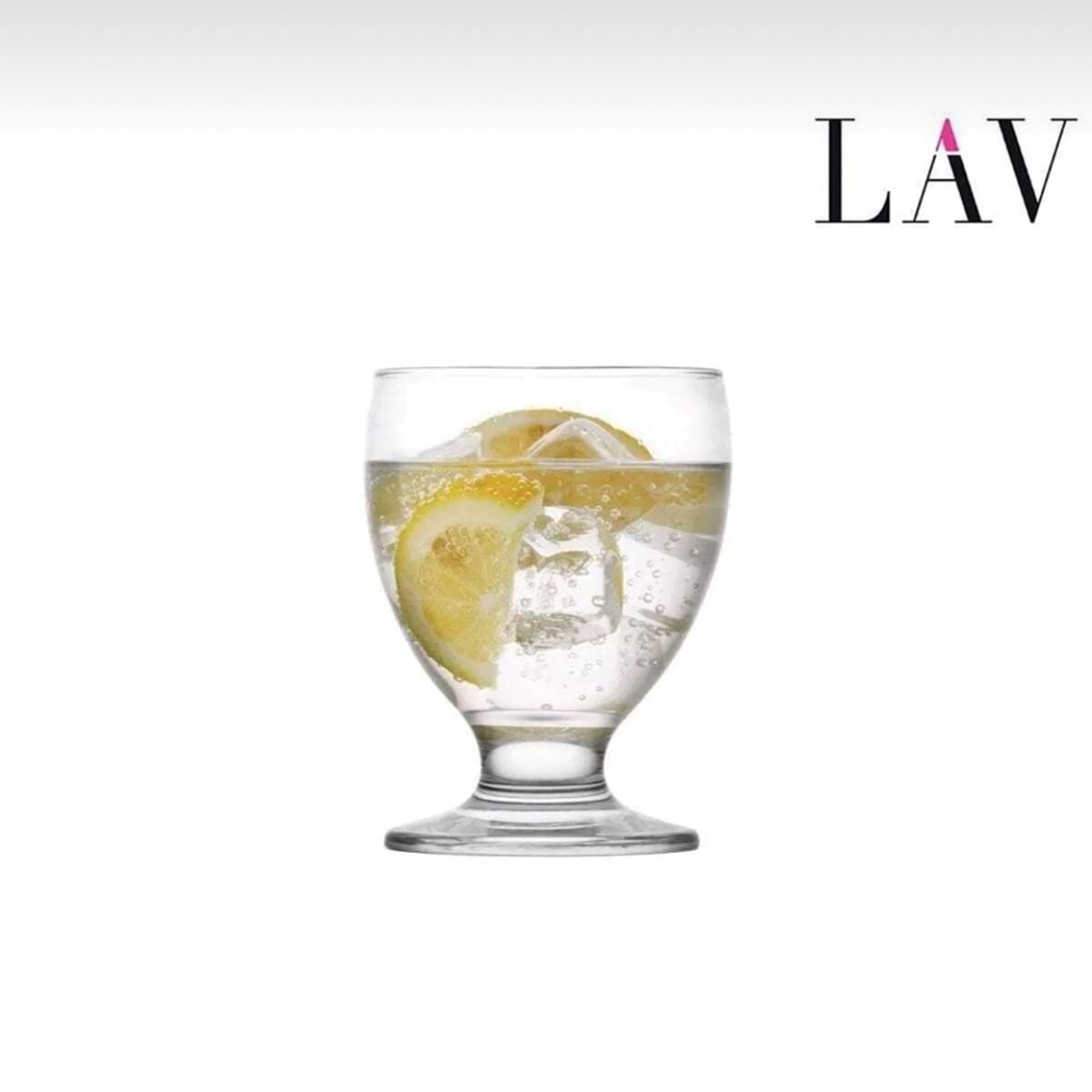 Lav Ala568A 3 Lü Ayaklı Meşrubat Bardak (16 Paket)