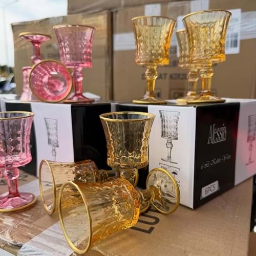 ALS 35929 ALessia Bal Renkli Kahve Yanı Bardağı (24 paket)