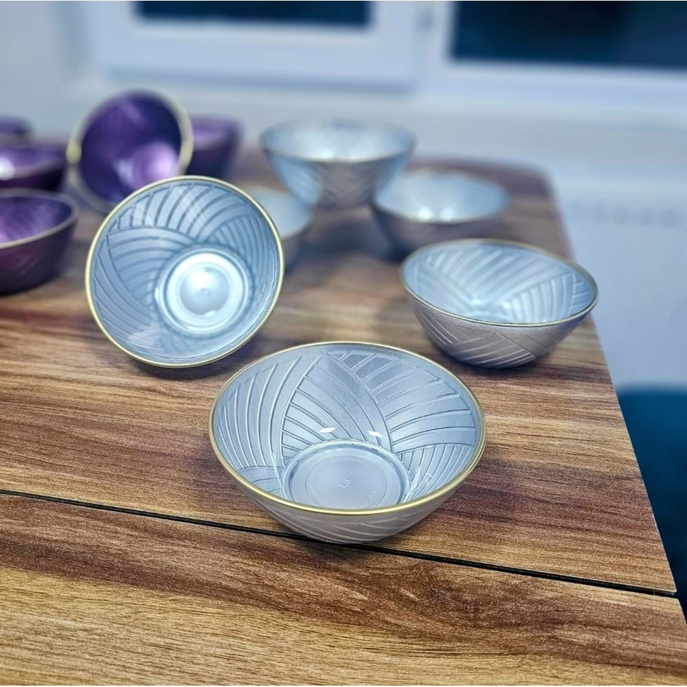 Lav Els262 6 Lı Boyalı Cam Kase (8 Paket)