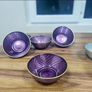 Lav Els262 6 Lı Boyalı Cam Kase (8 Paket)