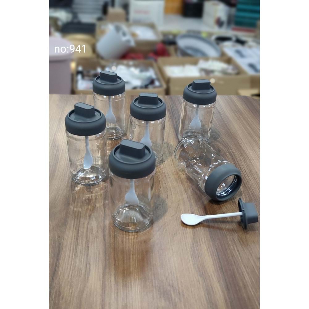 Porsıma Nur-918 921 925 941 944 6 Prc Baharatlık Kısa Kasık