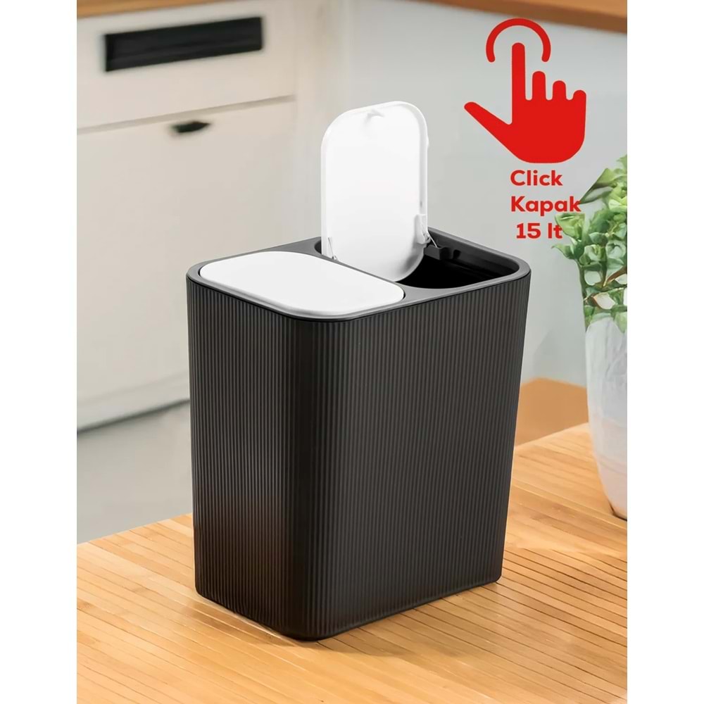 Perotti 13255 Mılton Greyblack Çöp Kov. 15 Lt (12 Adet)