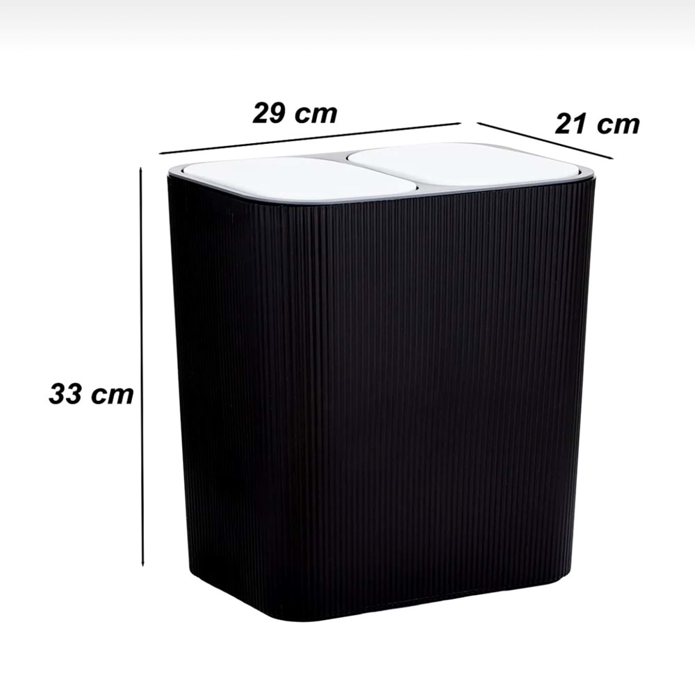 Perotti 13255 Mılton Greyblack Çöp Kov. 15 Lt (12 Adet)