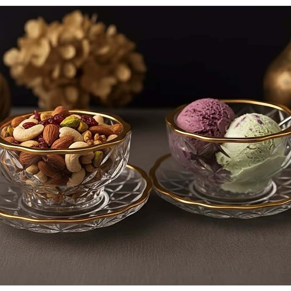 Herencıa Orkide Çerez Seti Ağız Gold (4 Paket)