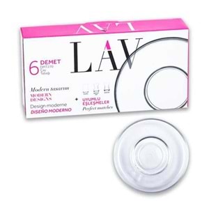 Lav Dmt270F 6 Lı Çay Tabak (12 Paket)
