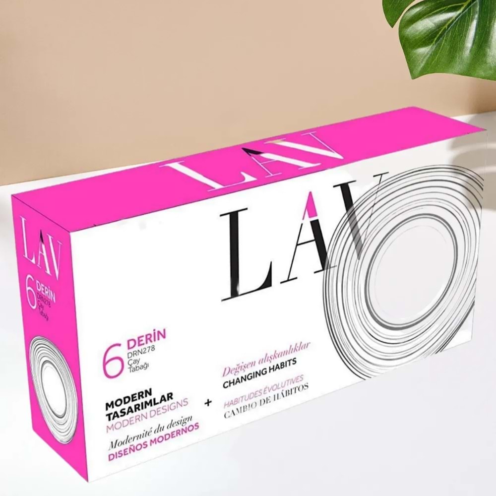 Lav Drn278F Çay Tabak (12 Paket)