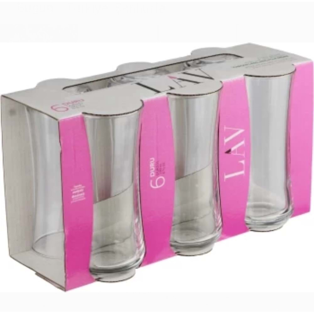 Lav Dur331E 6 Lı Meşrubat Bardağı (8 Paket)