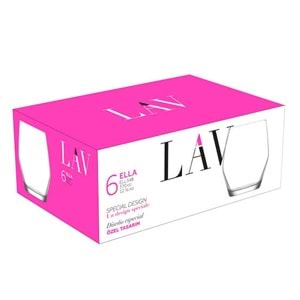 Lav Ell348F 6 Lı Meşrubat Bardak (8 Paket)