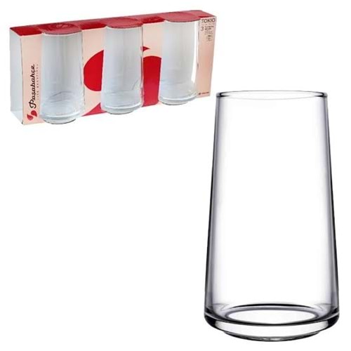 Paşabahçe 420410 Tokio 3 Lü Meşrubat Bardak (8 Paket)