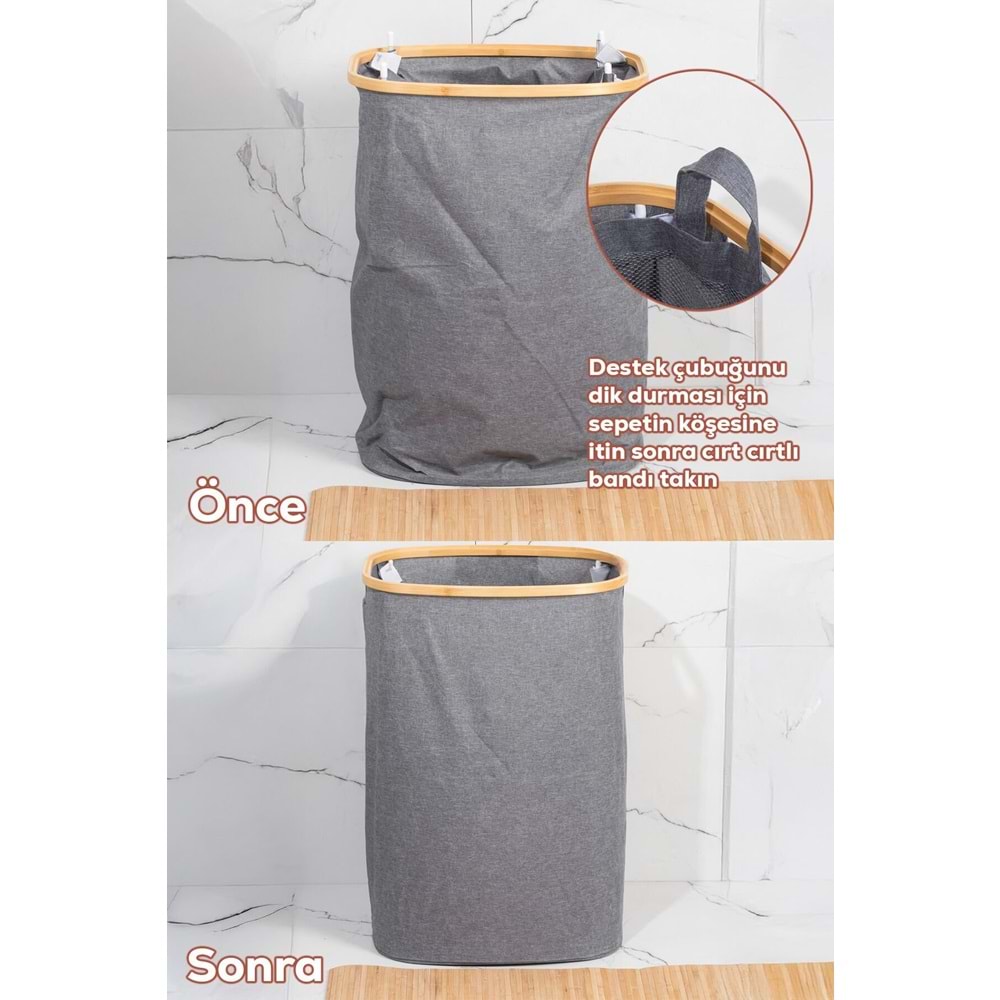 Porsima MİO-101 Kirli Çamaşır Sepeti (20 Adet)