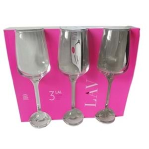 Lav Lal558A 3Lü Ayaklı Bardak (8 Paket)