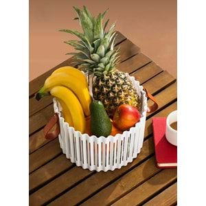 Porsima 4316 Beyaz 3 Lü Sepet