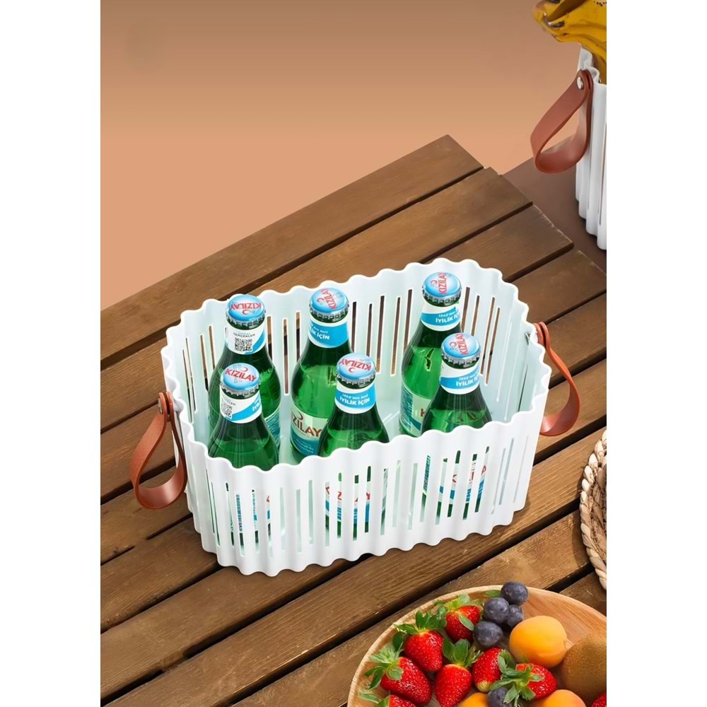 Porsima 4316 Beyaz 3 Lü Sepet