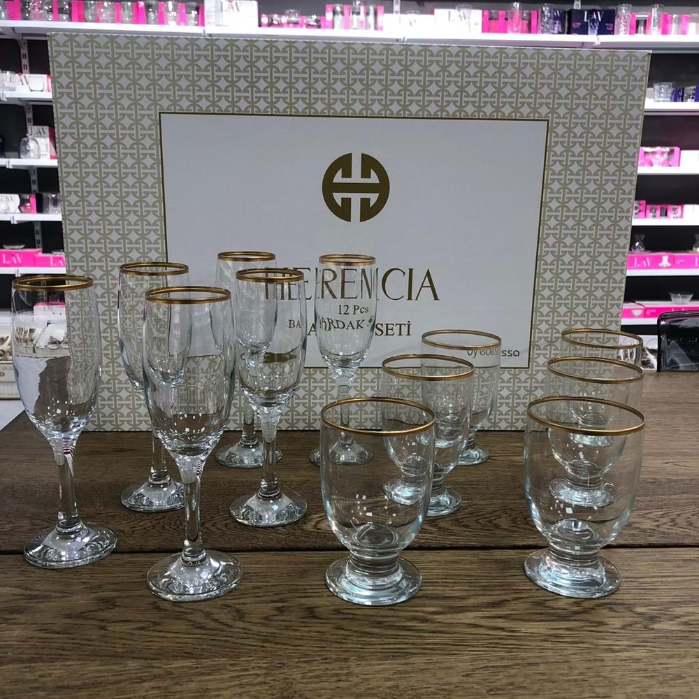 Herencıa Mis-Tog 12 Pcs Bardak Seti A.B. Yaldız (4 Paket)