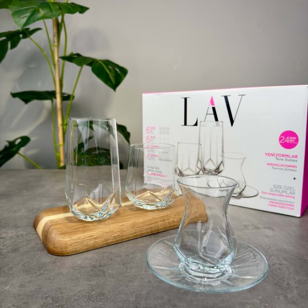 Lav Alyas2 Valeria 24 Parça Set (2 Paket)