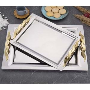 Özburak Mercan 2 Lİ Çay Tepsi