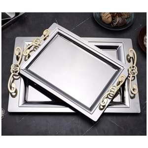 Özburak Mercan 2 Lİ Çay Tepsi