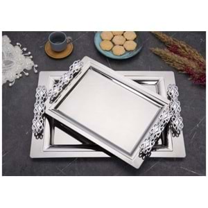 Özburak Mercan 2 Lİ Çay Tepsi