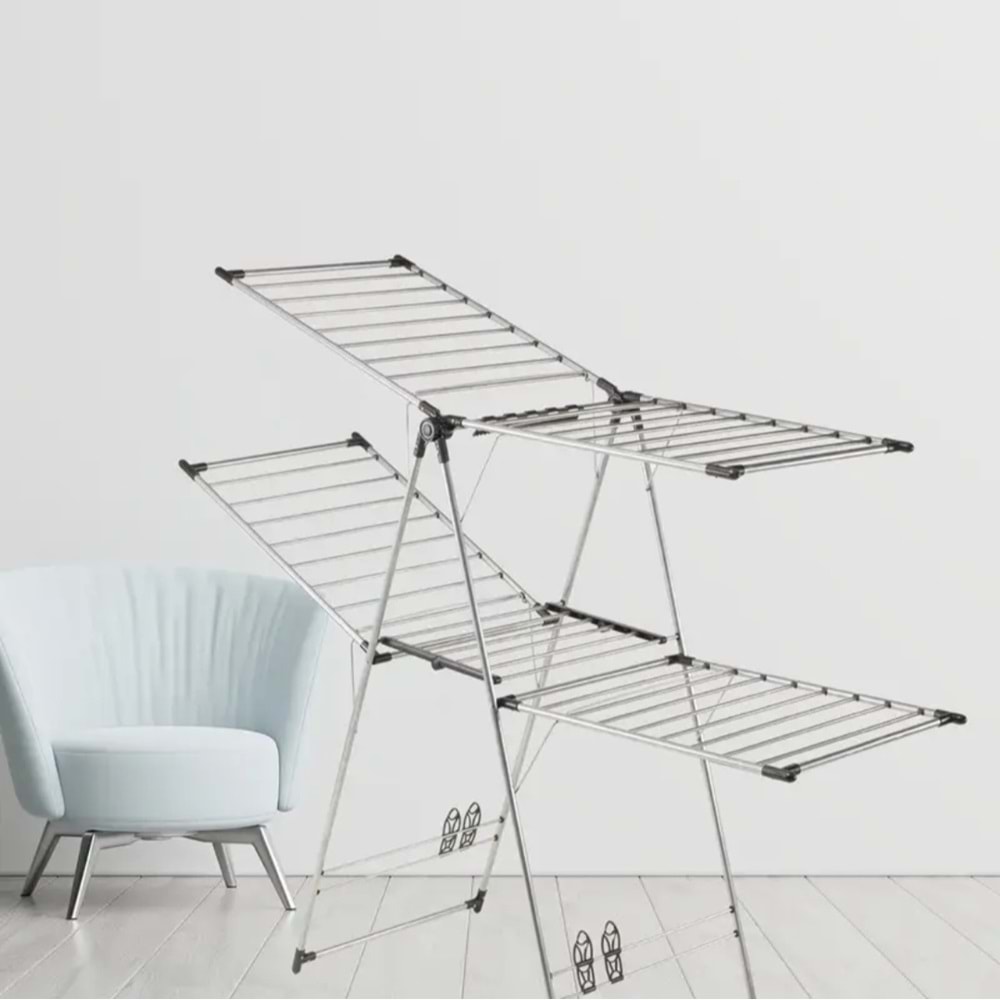 Cıngıllıoğlu Cc-405 Crystal Lüx Alüminyum Kurutmalık (2 Adet)