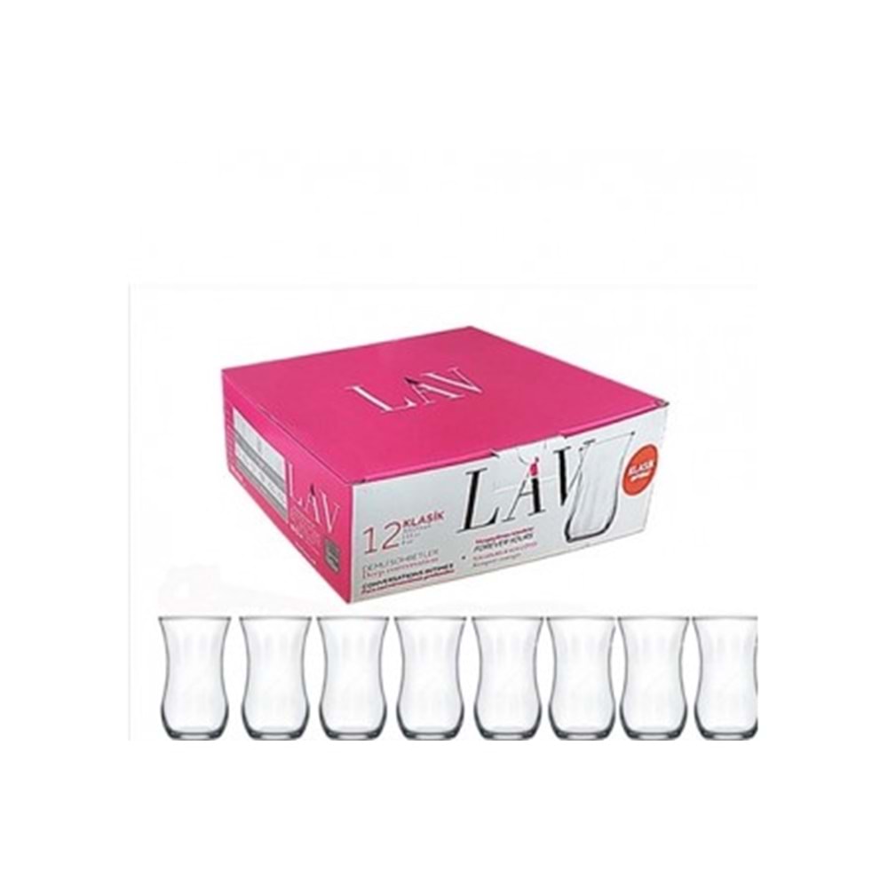 Lav 30020H 12 Li Çay Bardağı (6 Paket)