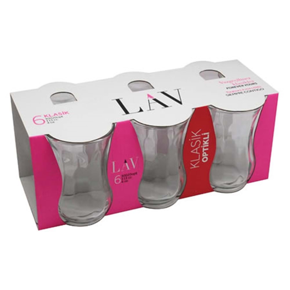 Lav 30020E 6 Lı Çay Bardak (12 Paket)