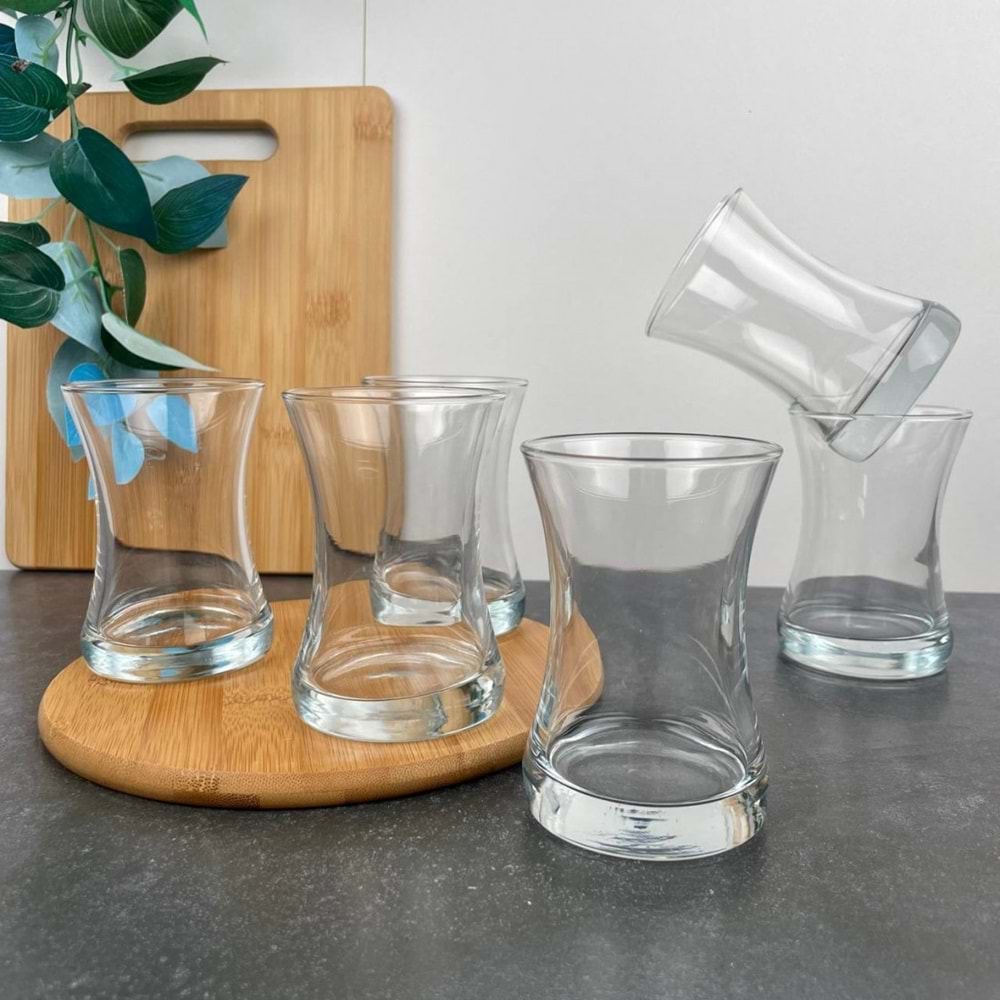 Lav Zen313E 6 Lı Çay Bardağı (8 Paket)